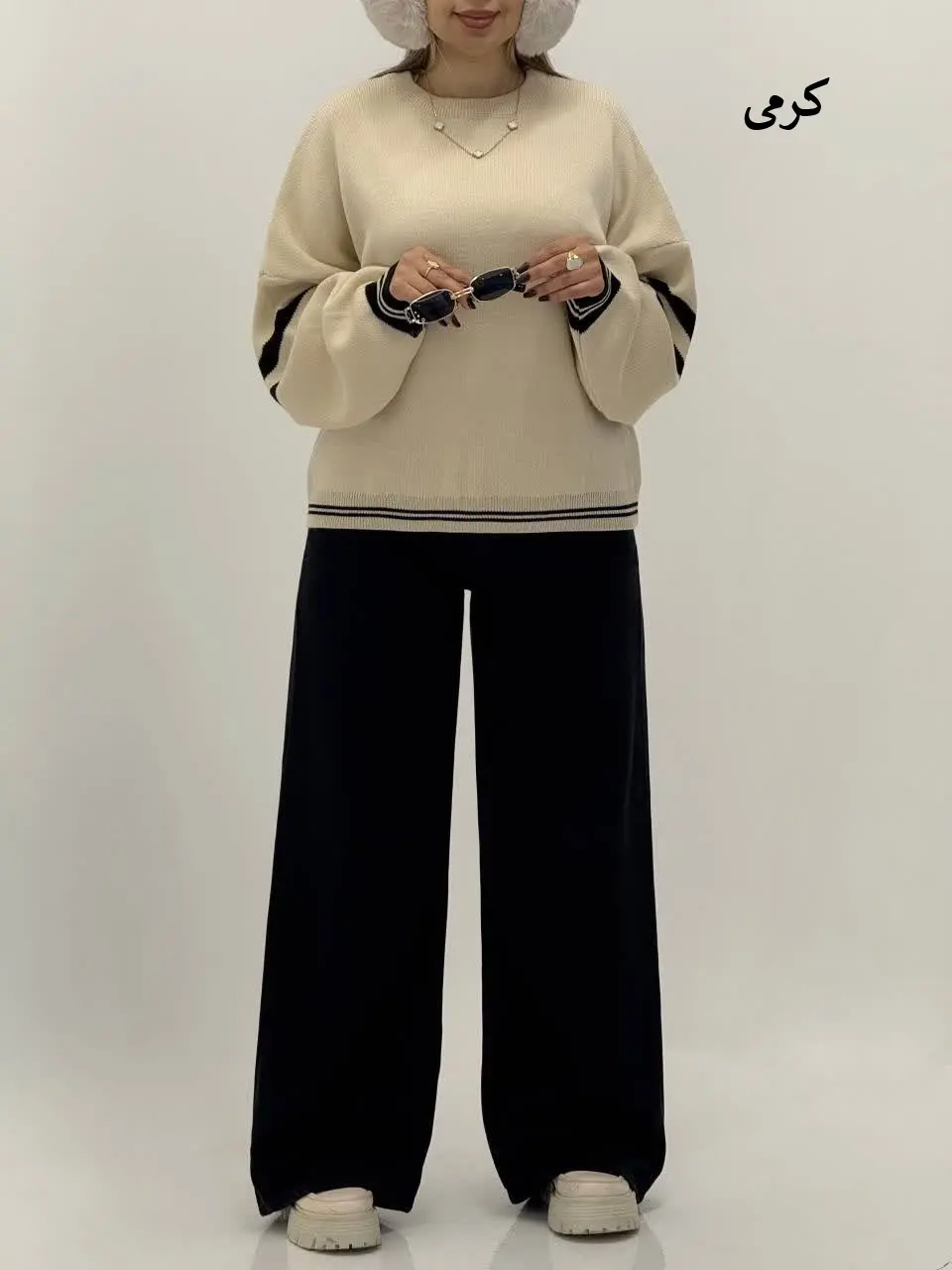 3644-بافت وارداتی یقه گرد